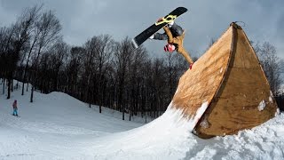 Park Sessions Carinthia Mount Snow Vermont  TransWorld SNOWboarding [upl. by Rochus]