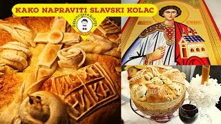 Pravi Stari Srpski Recept Za Slavski Kolac [upl. by Virge]