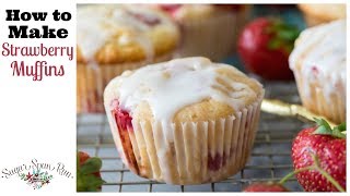 How to make Strawberry Muffins [upl. by Rania]