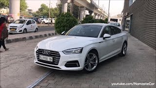 Audi A5 Sportback 20 TDI F5 2018  Reallife review [upl. by Pincas645]