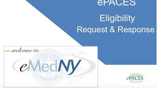 ePACES  Eligibility Request and Response [upl. by Stanfield]