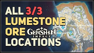 All Lumenstone Ore Locations Genshin Impact [upl. by Mayne327]