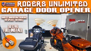 ⚡Rogers Unlimited harleydavidson Garage Door Opener Touring  Plug amp Play⚡ [upl. by Anaira]