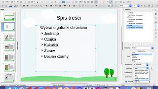 Animacje slajdów  Libre Office Impress [upl. by Grania126]