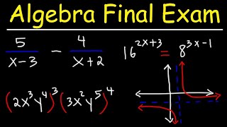 Algebra Final Exam Review [upl. by Travis622]