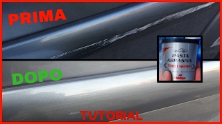 TUTORIAL HD  Come levare i graffi dalla carrozzeria delle auto metodo funzionante [upl. by Annaed811]