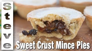 MINCE PIE RECIPE  With a Sweet Short Crust Pastry [upl. by Bessy]