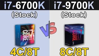 i76700K Vs i79700K  1080p and 1440p Gaming Benchmarks [upl. by Orabel]