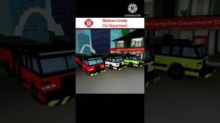 Variants of MCFD Quint roblox madisoncounty brookhaven firedepartment firetruck [upl. by Kimberlee]