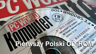 Pierwszy polski CD ROM  płyty dodawane do czasopisma PC World Komputer 1995  1996 [upl. by Aeriell]