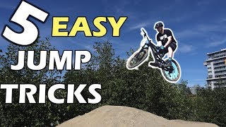 5 Easy Jump Tricks For Beginners  Mountain Bike Skills [upl. by Alver697]