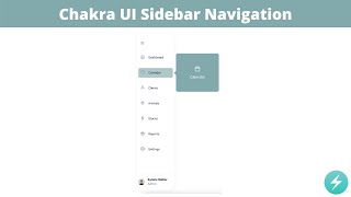 Chakra UI Responsive Sidebar [upl. by Acinoj]