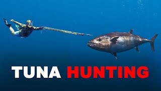 Spearing BIG Tuna in Remote Indonesia [upl. by Bayard]