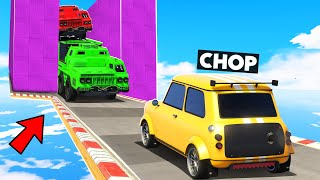 GTA 5 FACE TO FACE WITH MR BEAN CAR AND TROLLING CHOP AND FROSTY [upl. by Nnav199]