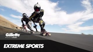 Louis Pillonis guide to Downhill Skateboarding  Gillette World Sport [upl. by Atteynad]