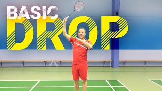 Badminton drop biomechanics  Easy tips [upl. by Eimrots]