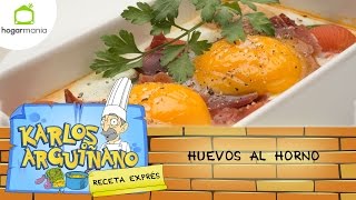 Karlos Arguiñano Receta de Huevos al horno [upl. by Neirol]