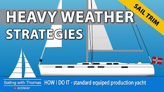 SAILING HEAVY WEATHER WITH A STANDARD PRODUCTION YACHT  SwT 162  HOW I DO IT AND MY STRATEGIES [upl. by Yleak565]