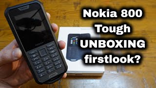 Nokia 800 Tough Unboxing  First Look  Handson [upl. by Einafpets]