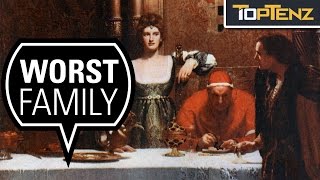 Top 10 Alleged Dark Facts About the Mysterious Borgia Family [upl. by Francklin]