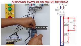 PRÁCTICA 211 Arranque suave de un motor trifásico de inducción con el 3RW30 SIEMENS [upl. by Sillyrama]