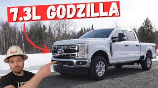 Ford F250 73L GODZILLA V8 Engine Heavy Mechanic Review  BEST HD Truck Gas Engine [upl. by Kcirttap774]