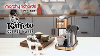 Morphy Richard Kaffeto Coffee Maker [upl. by Eillo]