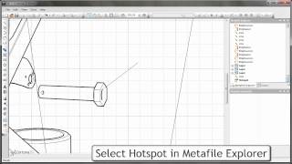 Cortona3D Tutorials 2D Editor HotSpotting [upl. by Ahsiekram704]