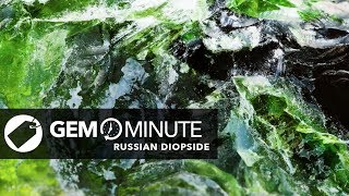 Gem Minute Russian Diopside [upl. by Mckay]