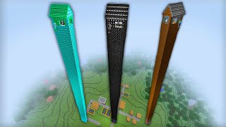 MINECRAFT  DO NOT CHOOSE WRONG TALL HOUSE [upl. by Atrice]