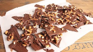 3 Ingredient Sea Salted Chocolate Pretzel Bark  Episode 1211 [upl. by Eimot]