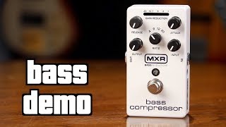 MXR Bass Compressor Demo [upl. by Ramona]