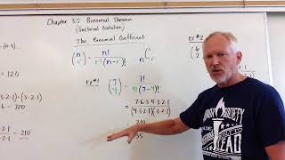 Factorial Notation amp Binomial Coefficient [upl. by Pennington875]