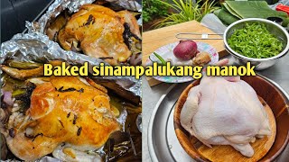 Sinampalikang baked manok [upl. by Ttesil214]