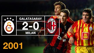 Nostalji Maçlar  Galatasaray 2  0 Milan  07032001 [upl. by Ailsun]