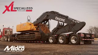 XL Specialized 55 Ton Paver Style Lowboy Trailer [upl. by Edijabab577]