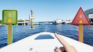 How to Navigate the ICW Channel Markers Bridges and Wake Zones [upl. by Hosea]