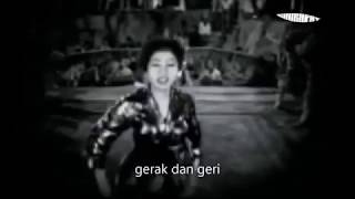 TARI TUALANG TIGA LIRIK  Saloma OST Sumpah Orang Minyak 1958 [upl. by Melantha409]