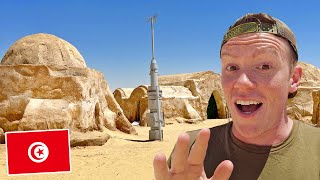 I Visited a Star Wars Movie Set in the Tunisian Desert  Travel Vlog توزر ، تونس [upl. by Roux]