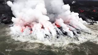 Kīlauea Volcano — Fissure 8 Flow From Vent to Sea [upl. by Nilyaj]