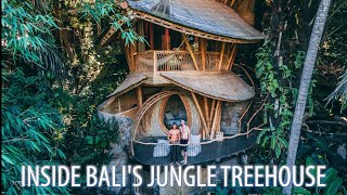 Inside Balis Bamboo TREEHOUSE Paradise [upl. by Malek]