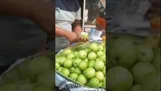 Tasty Guava Chaat  guava guavachaat peyaramakha streetfood food foodie fruit fruitcutting [upl. by Landan]