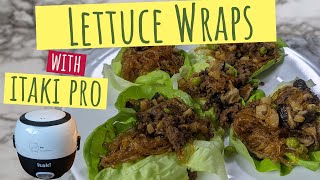 Lettuce Wraps  Itaki Pro Electric Lunch Box Recipe [upl. by Laws]