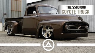 The 500000 Coyote Truck  55 Ford F100 [upl. by Barcellona]