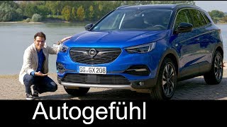 Opel Grandland X FULL REVIEW test driven 12 allnew Vauxhall SUV 2018  Autogefühl [upl. by Edia]