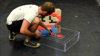 Super Mario  3D Chalk Art Time Lapse [upl. by Inna]