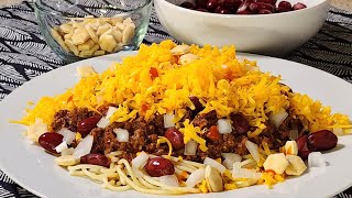 Best Cincinnati Style Chili  Copycat Skyline 5 way ❤️ [upl. by Spense]