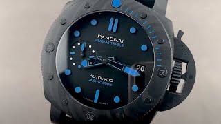 Panerai Submersible Carbotech PAM 960 Panerai Watch Review [upl. by Cutlerr223]