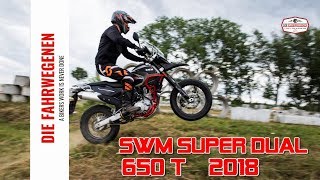 🆒 SWM Superdual 650 T 🆕  Motorradtest  Die Fahrwegenen [upl. by Aynekal]