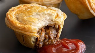 How to Make Aussie Beef Party Pies Mini Meat Pies  Easy Party Food [upl. by Berti250]